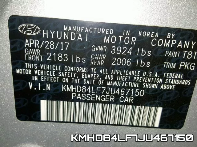 KMHD84LF7JU467150 фото 2
