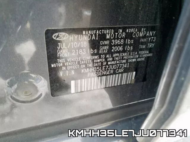 KMHH35LE7JU077341 фото 2