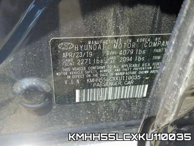 KMHH55LCXKU110035 фото 2