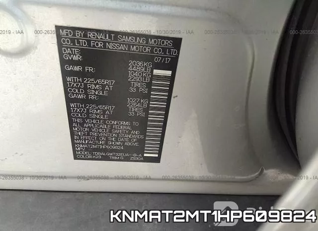 KNMAT2MT1HP609824 фото 10