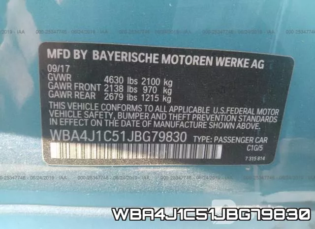 WBA4J1C51JBG79830 фото 10