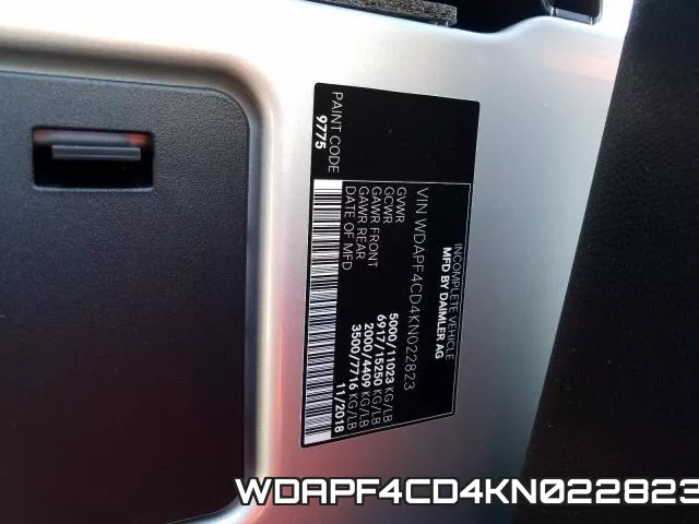 WDAPF4CD4KN022823 фото 2