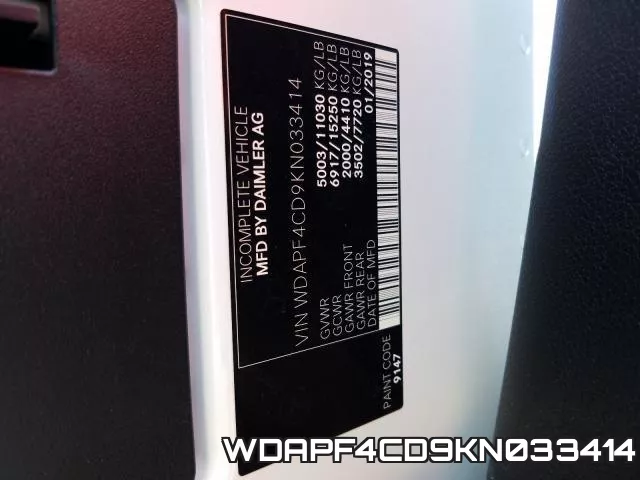 WDAPF4CD9KN033414 фото 2