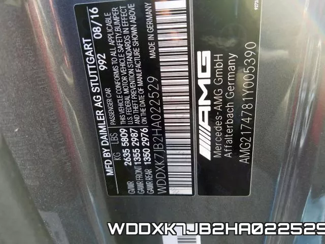 WDDXK7JB2HA022529 фото 2