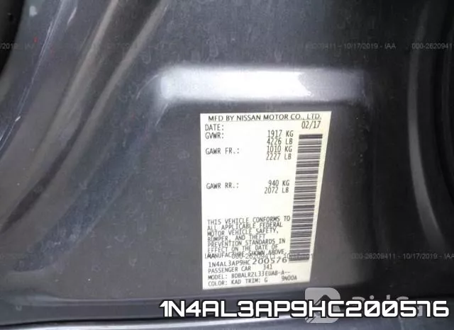 1N4AL3AP9HC200576 фото 9
