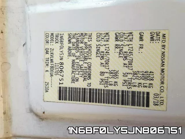 1N6BF0LY5JN806751 фото 2