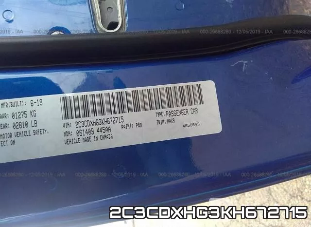 2C3CDXHG3KH672715 фото 10