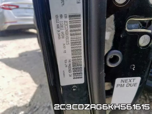 2C3CDZAG6KH561615 фото 2