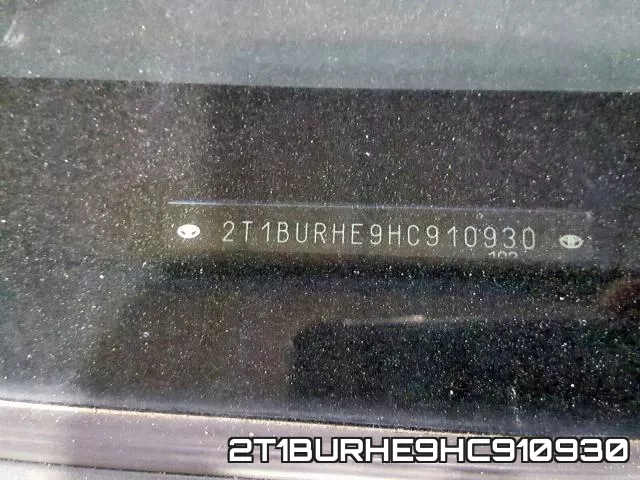 2T1BURHE9HC910930 фото 2