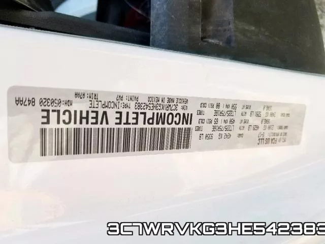 3C7WRVKG3HE542383 фото 2