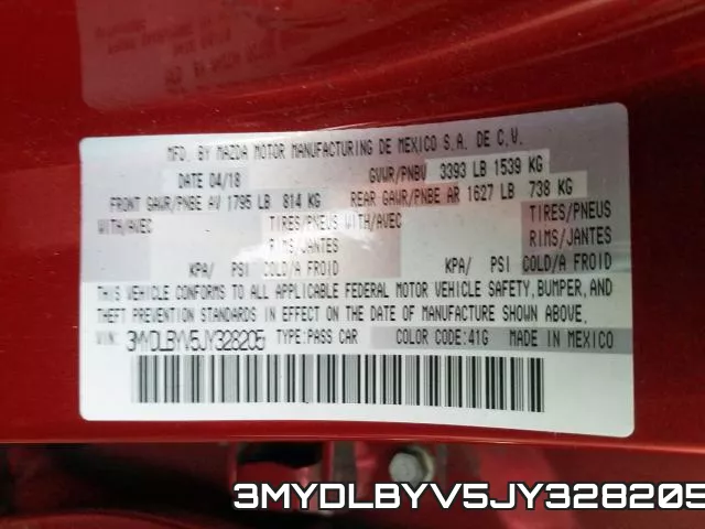 3MYDLBYV5JY328205 фото 2