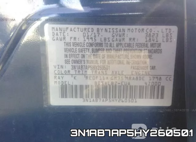 3N1AB7AP5HY260501 фото 8