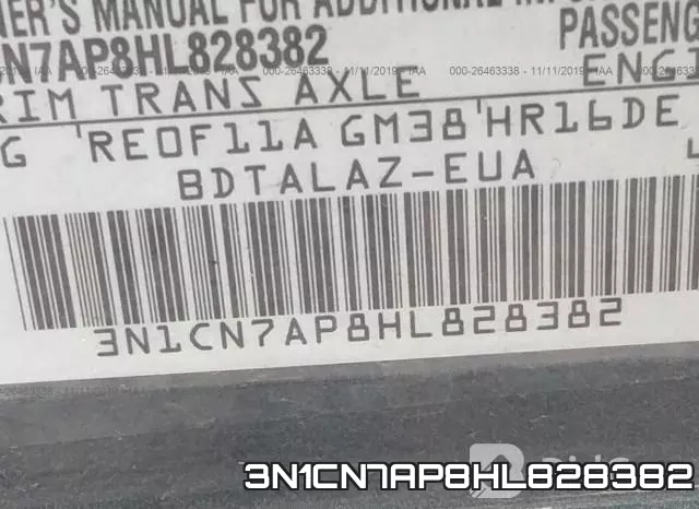 3N1CN7AP8HL828382 фото 10