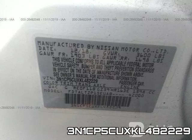 3N1CP5CUXKL482229 фото 10