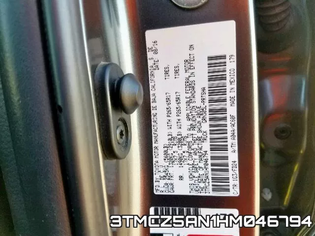 3TMCZ5AN1HM046794 фото 2