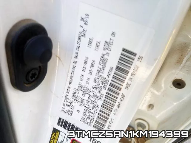 3TMCZ5AN1KM194399 фото 2