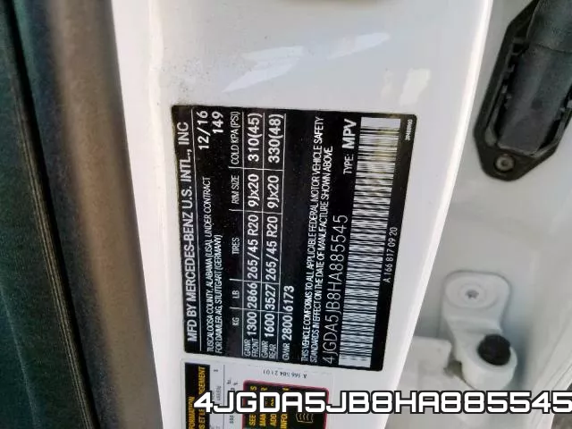 4JGDA5JB8HA885545 фото 2