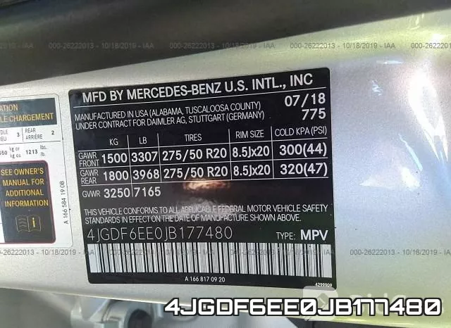 4JGDF6EE0JB177480 фото 8