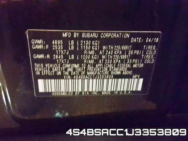4S4BSACC1J3353809 фото 2
