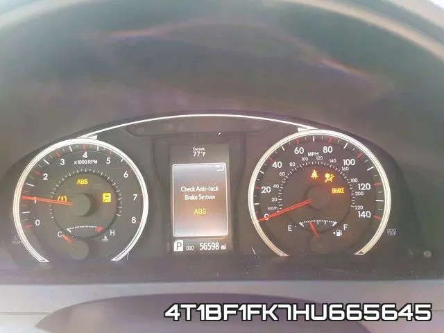 4T1BF1FK7HU665645 фото 8