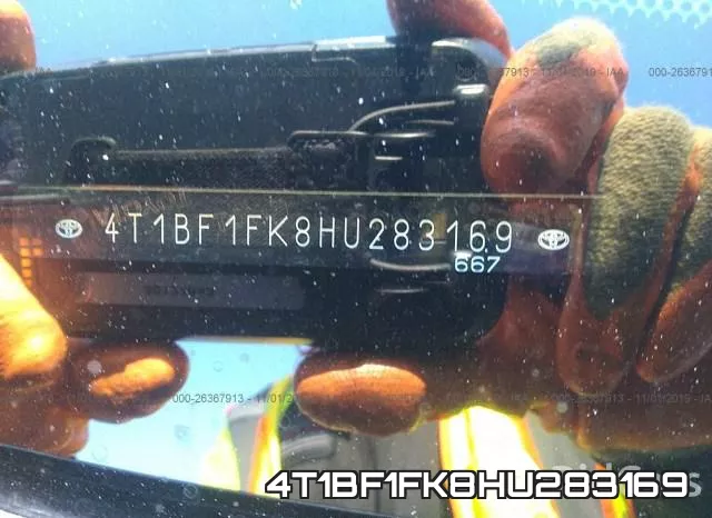 4T1BF1FK8HU283169 фото 8