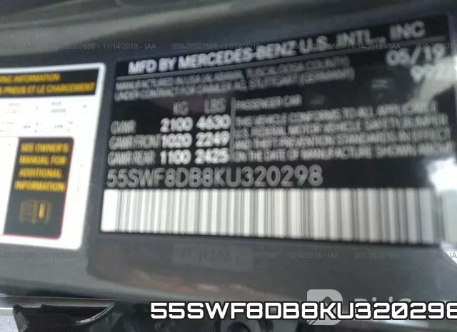 55SWF8DB8KU320298 фото 10