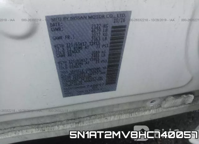 5N1AT2MV8HC740057 фото 9