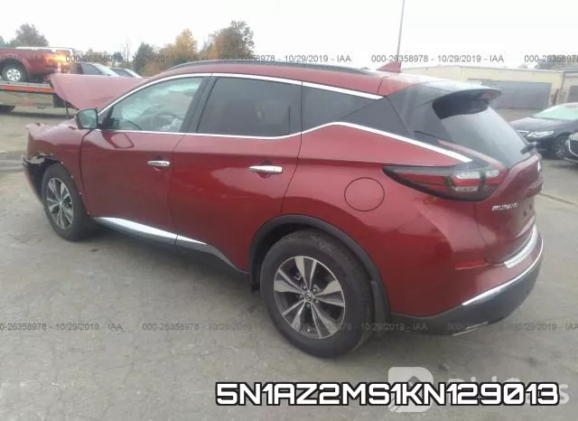 5N1AZ2MS1KN129013 фото 3