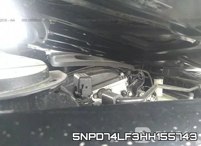 5NPD74LF3HH155743 фото 2