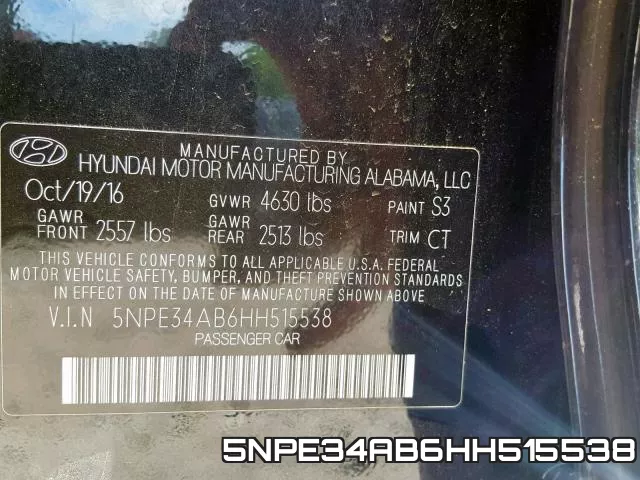 5NPE34AB6HH515538 фото 2