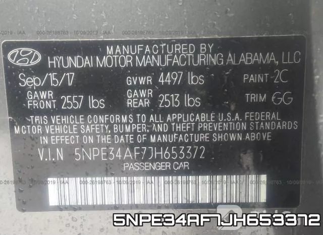 5NPE34AF7JH653372 фото 8