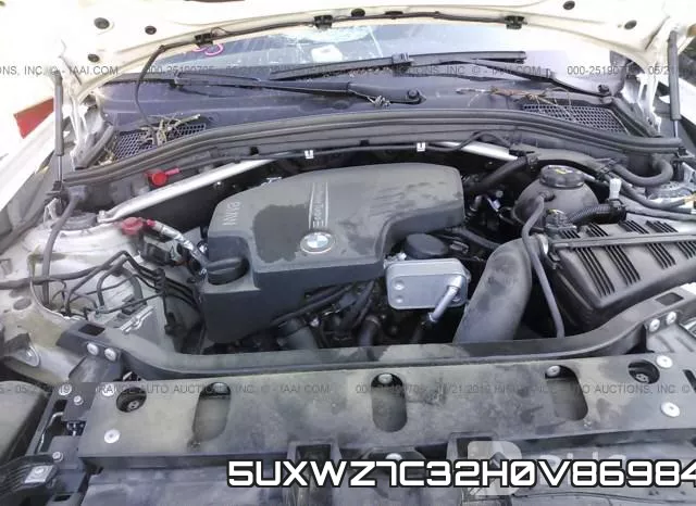 5UXWZ7C32H0V86984 фото 2
