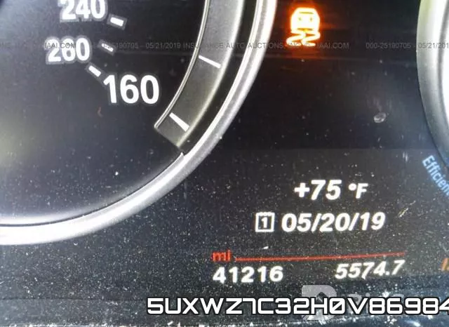 5UXWZ7C32H0V86984 фото 7