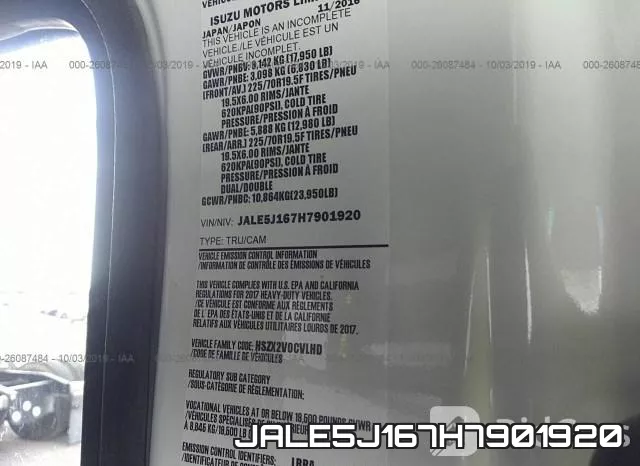 JALE5J167H7901920 фото 9