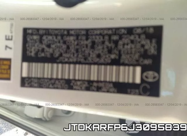 JTDKARFP6J3095839 фото 7