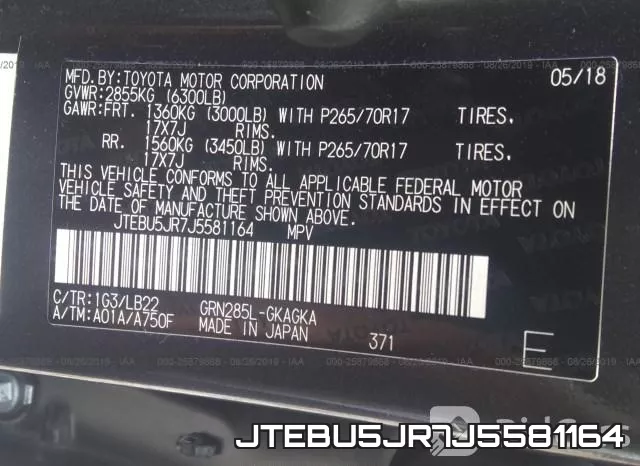 JTEBU5JR7J5581164 фото 8