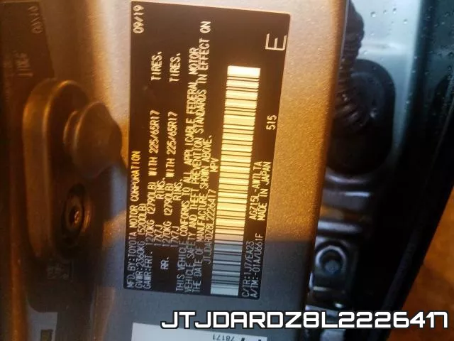 JTJDARDZ8L2226417 фото 2
