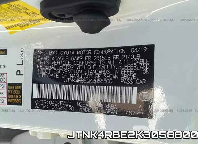 JTNK4RBE2K3058800 фото 10