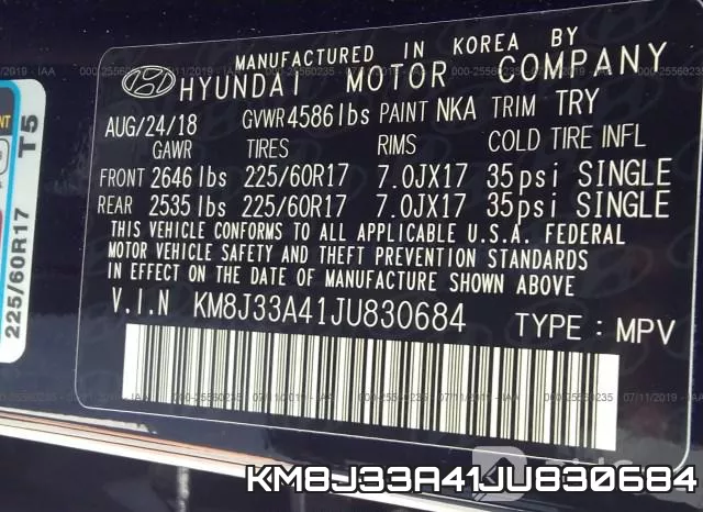 KM8J33A41JU830684 фото 7
