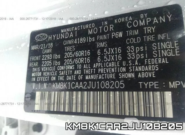 KM8K1CAA2JU108205 фото 9