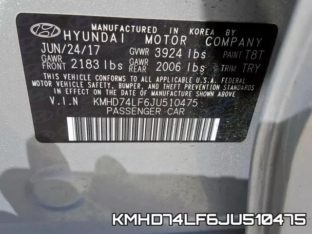 KMHD74LF6JU510475 фото 2