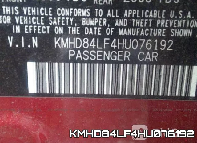 KMHD84LF4HU076192 фото 8