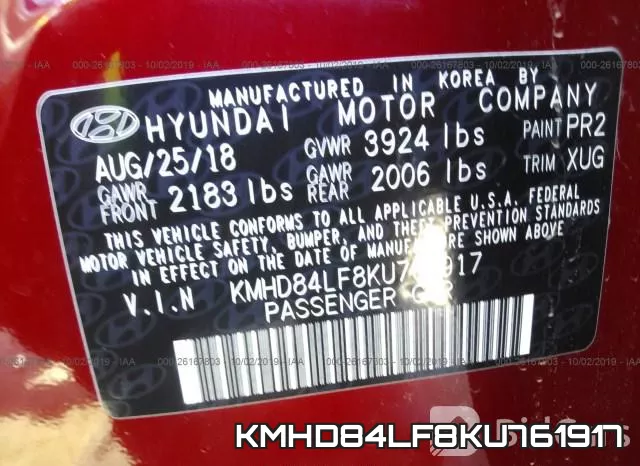 KMHD84LF8KU761917 фото 10