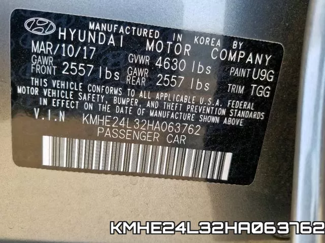 KMHE24L32HA063762 фото 2