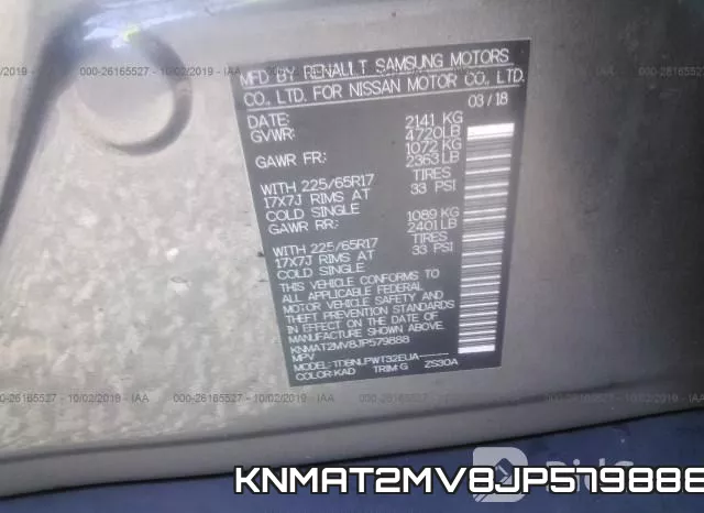 KNMAT2MV8JP579888 фото 9