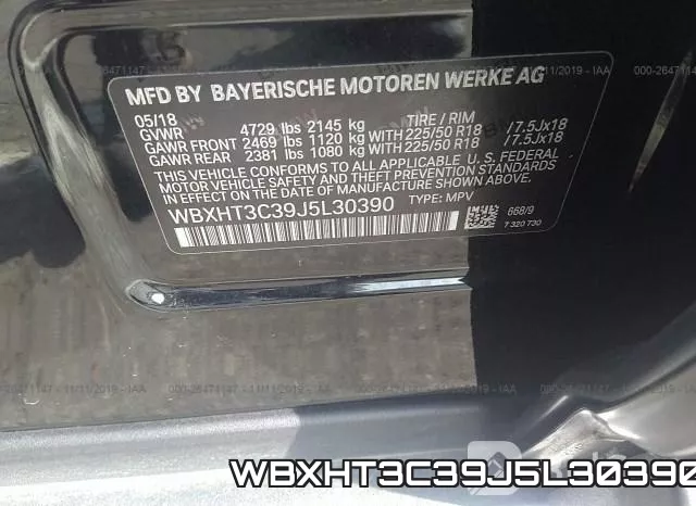 WBXHT3C39J5L30390 фото 10