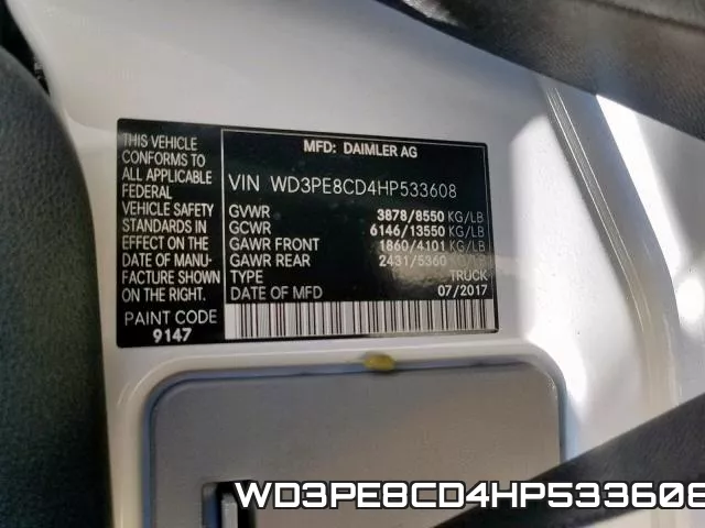 WD3PE8CD4HP533608 фото 2