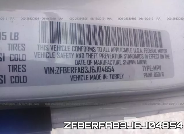 ZFBERFAB3J6J04854 фото 10