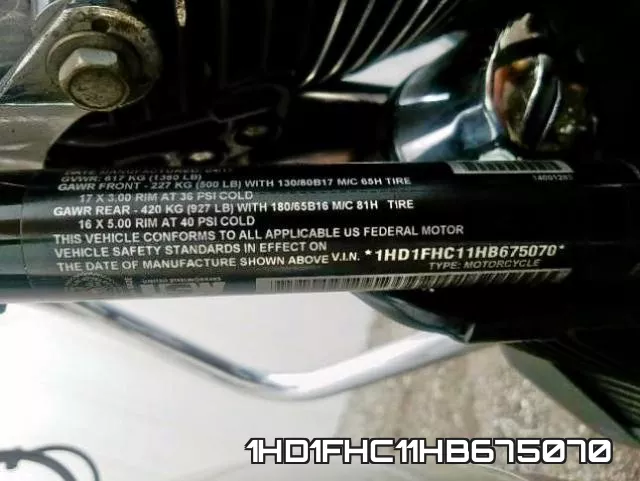 1HD1FHC11HB675070 фото 2