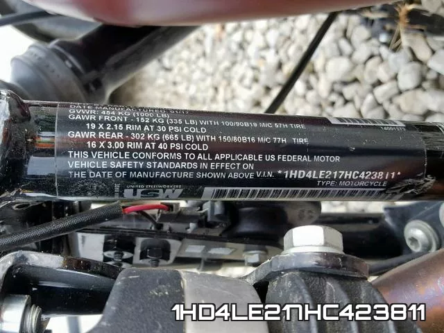 1HD4LE217HC423811 фото 2